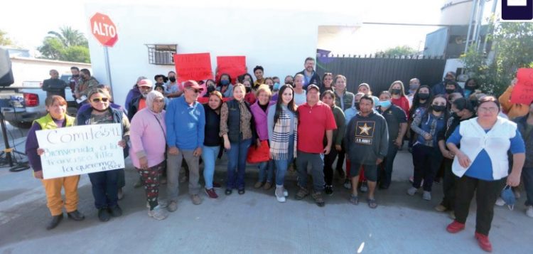 Calles pavimentadas en la Pancho Villa son una realidad