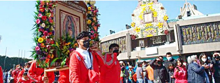 Millones de peregrinos abarrotan Basilica de Guadalupe