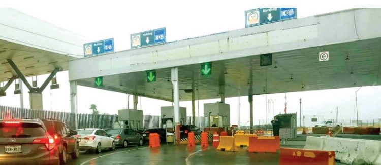 Carril de locales solo cuando tráfico sea pesado