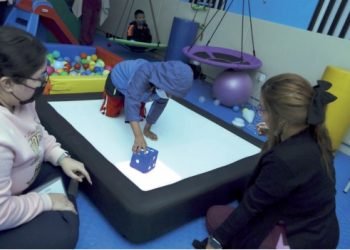 Rehabilita DIF sala de estimulación sensorial en el Centro de Autismo