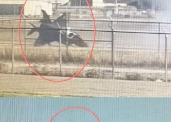 Piloto de avión militar sale expulsado tras accidente