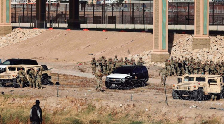 Despliega Texas 400 militares