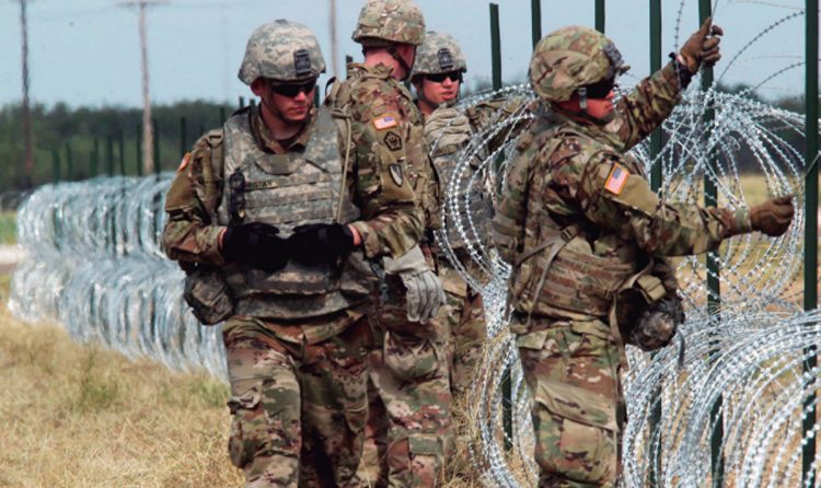 Inicia despliegue militar en la frontera sur de Texas