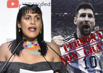 Diputada propone declarar persona non grata’ a Messi
