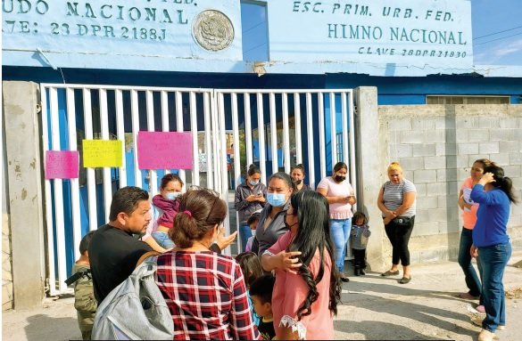 ALUMNOS PELIGRAN Se hunde primaria en la Nueva Era