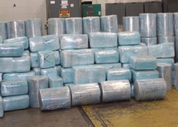 Aseguran casi tonelada Y MEDIA DE YERBA