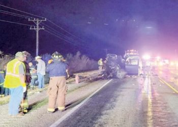Se salva familia de Laredo en el accidente de la 59