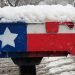 Tormenta invernal cubre de nieve a Texas