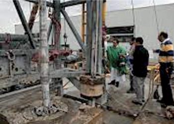 Perforan pozo en busca DE AGUA PROFUNDA