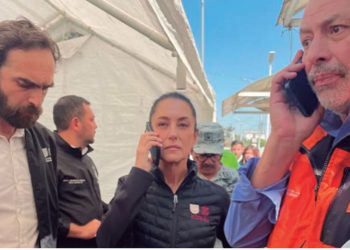 Estaba Sheinbaum de campaña en Michoacán