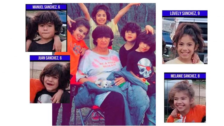 Desaparece abuelita con sus cuatro nietos