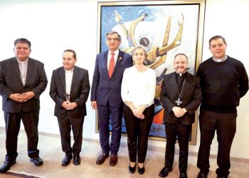 Se reúne el gobernador con los obispos de Tamaulipas