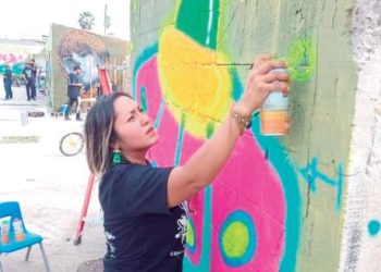 Artistas urbanos se reúnen en Nuevo Laredo