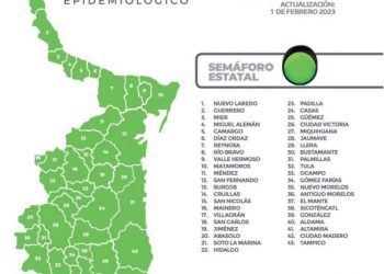 Avanza Nuevo Laredo a semáforo epidemiológico verde