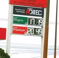 EN SORIANA LA MÁS CARA Vuelve gasolina a rebasar los 17 pesos