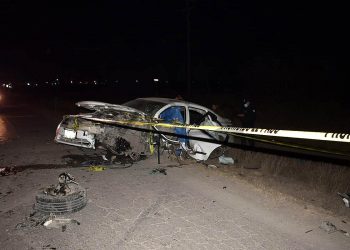Colisión frontal deja un muerto y tres heridos en Carretera a Anáhuac