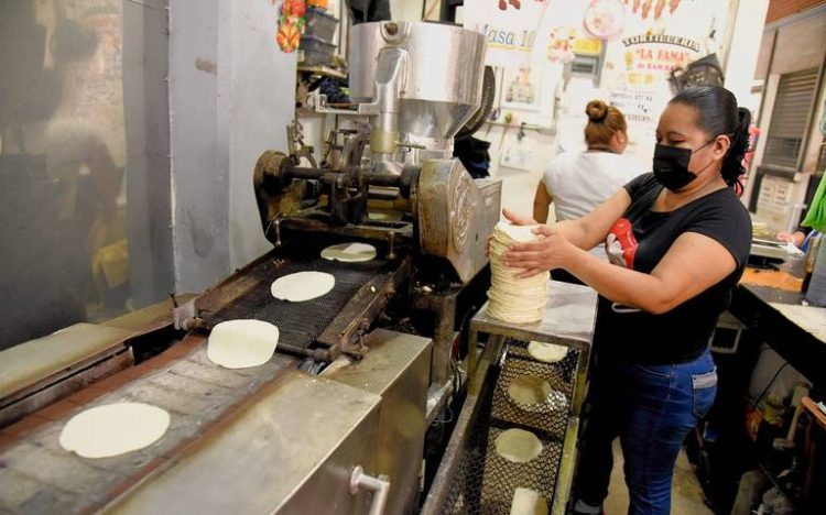 Tortilla se va  a  los 26 pesos