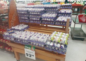 Precio del huevo por las nubes