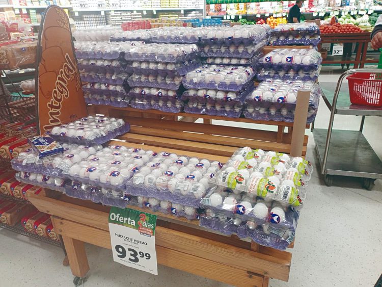 Precio del huevo por las nubes