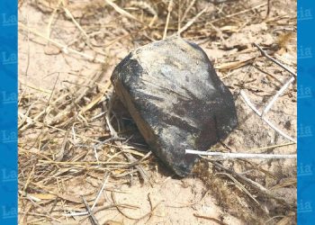 Encuentran fragmento de meteorito que cayó en Texas