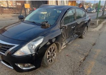 Encontronazo en la Carretera Aeropuerto deja daños materiales