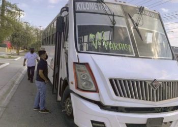 Falso que camiones tarden una hora, afirma Transporte Público
