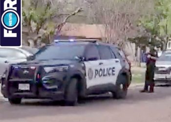 Gran presencia Policial en Vecindario al Norte de Laredo