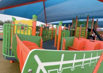 Abren nueva área de juegos en North Central Park