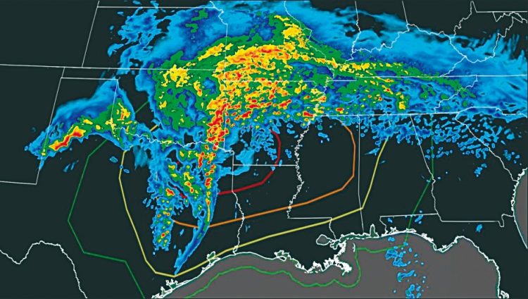Ola de tormentas amenaza a 45millones de personas en Texas