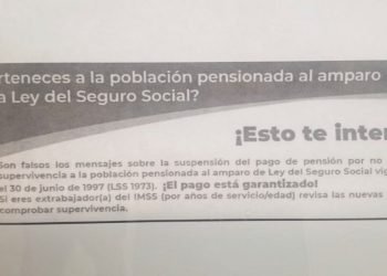 IMSS aclara que no hay suspensión de pensiones