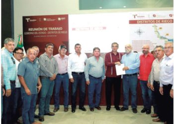 GOBERNADOR AUTORIZA AUMENTO Suben 30% apoyo a usuarios del Distrito de Riego