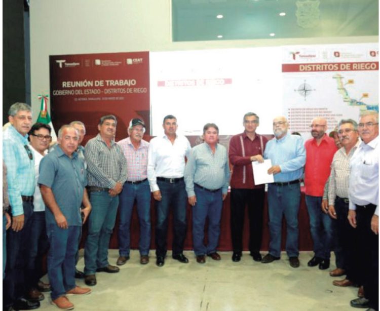 GOBERNADOR AUTORIZA AUMENTO Suben 30% apoyo a usuarios del Distrito de Riego