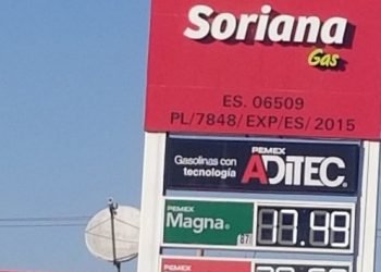Encarecen gasolina a 17.49 pesos litro