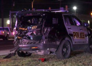 Alcoholizado choca una patrulla y deja 3 heridos