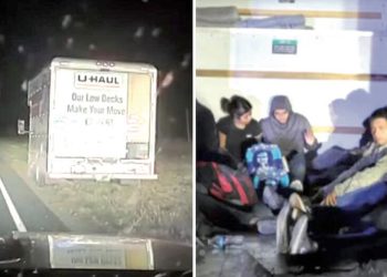 Le pagan por conducir camión CON 15 MIGRANTES