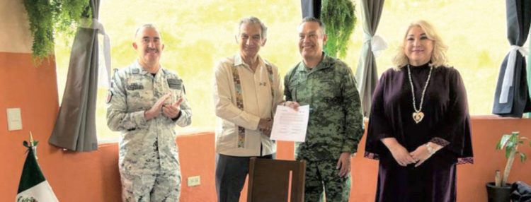 PARA FORTALECER LA SEGURIDAD Firma Gobernador convenio CON FUERZA ARMADAS