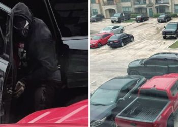 Captan a enmascarado robando catalizadores en departamentos