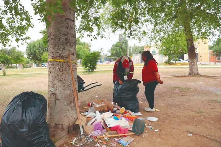 Genera pascua 40 toneladas de basura