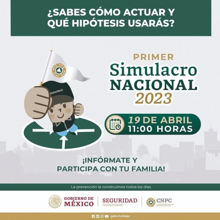 Educación Básica participará en “Primer Simulacro Nacional 2023”