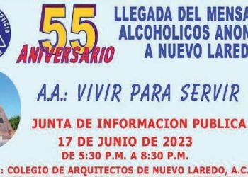 Celebrarán Alcohólicos Anónimos su 55 aniversario
