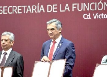 PARA FORTALECER LA RENDICIÓN DE CUENTAS Gobierno de Tamaulipas y SFP suscriben convenio