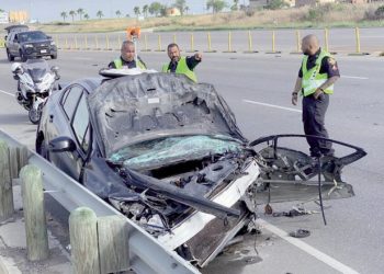 Otro accidente fatal en el Loop 20; 1 muerto y 2 heridos graves