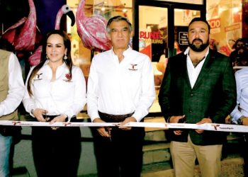GOBERNANDOR Y ALCALDESA Inauguran “Punto Tamaulipas”