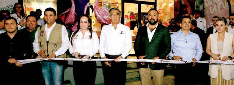 GOBERNANDOR Y ALCALDESA Inauguran “Punto Tamaulipas”