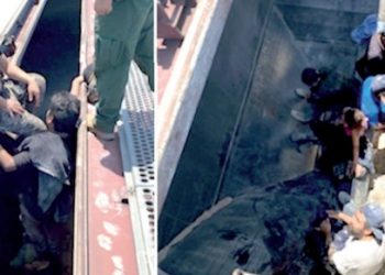 Detienen a al menos 86 inmigrantes dentro de un vagón