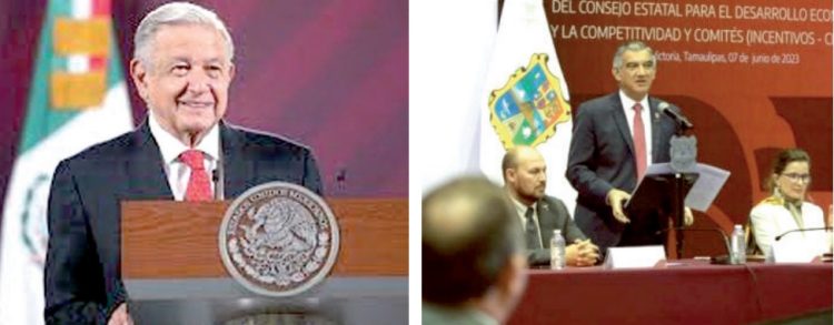 En Tamaulipas se avanza en seguridad; AMÉRICO AYUDA MUCHO: AMLO