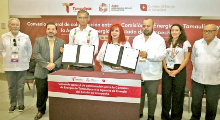 Firman Américo y Layda convenio para impulsar el desarrollo energético