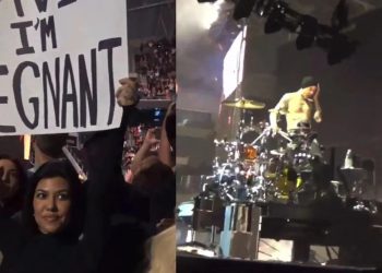 ¡Sorpresa en el escenario! Kourtney Kardashian anuncia su embarazo durante un épico concierto de Blink-182
