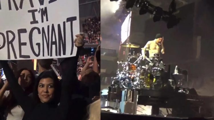 ¡Sorpresa en el escenario! Kourtney Kardashian anuncia su embarazo durante un épico concierto de Blink-182
