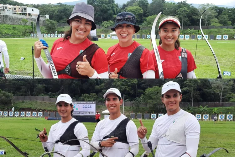 México arrasa en los Juegos Centroamericanos y del Caribe 2023: ¡Oro en tiro con arco por equipos!